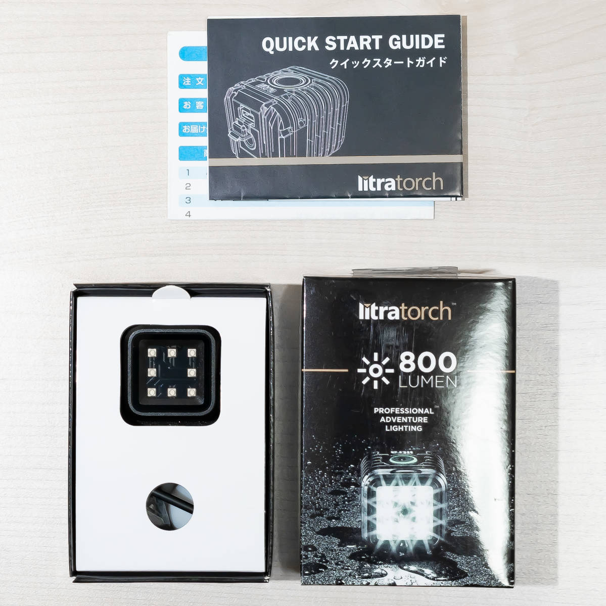 【良品・送料込即決】Litra Torch リトラトーチ Litra 国内正規品 日本語取説付き 充電式 LED GoPro ストロボ コードレス 800ルーメン_9