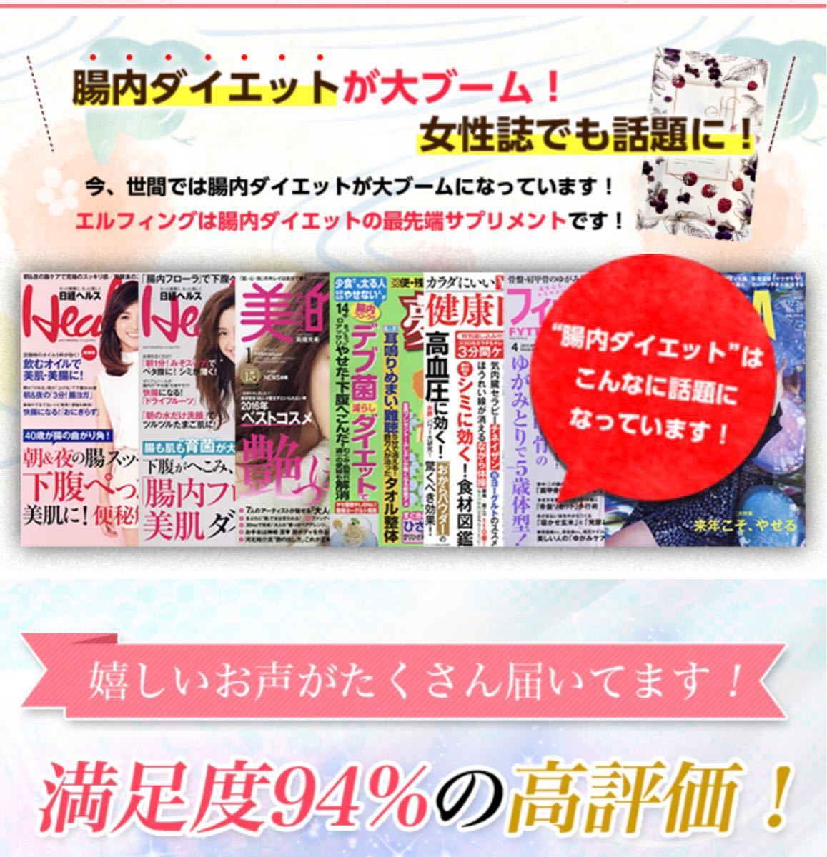 値引【TVで話題のダイエットビックリ大特価！】痩せ菌ダイエットに効くエルフィング2パック_3