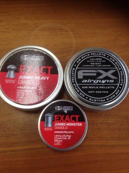 ★お試しセット★JSB社空気銃ペレット FXプレミアム5.5㎜ 500発ジャンボヘビー5.5㎜500発 ジャンボモンスター5.5㎜200発 
