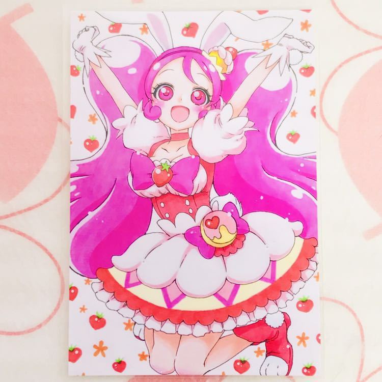同人 手描きイラスト キュアホイップ キラキラプリキュアアラモード