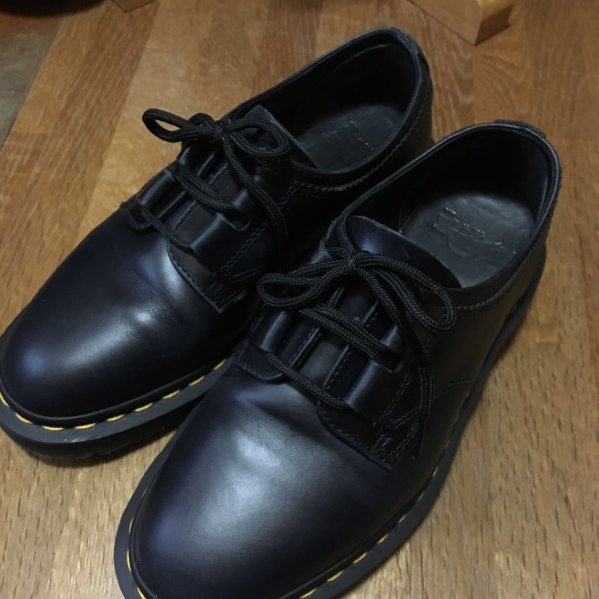 Martens Dr. 0 | Black - Boots Leather Platform Vintage Smooth Boot 