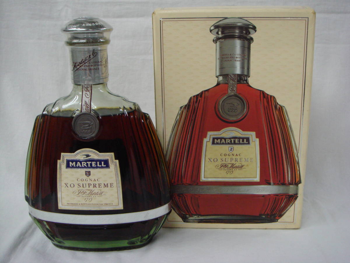 未開栓 MARTELL XO SUPREME マーテル XO スプリーム グリーンボトル 青