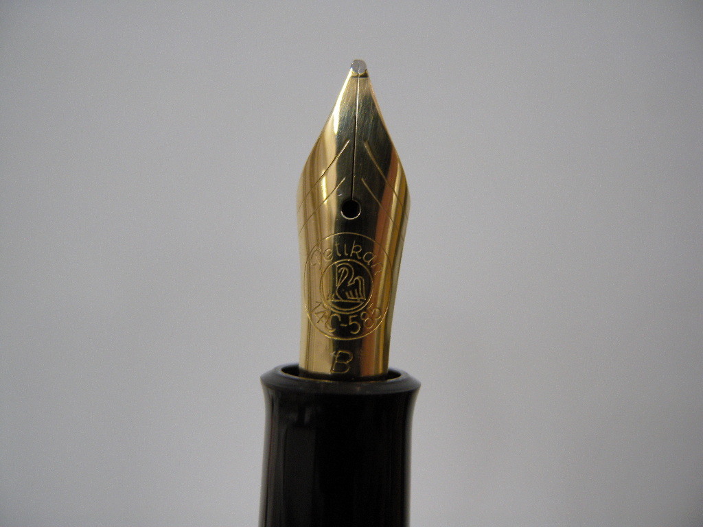 PELIKAN ペリカン M400 ♯500 ニブB 茶縞 ペリカン 万年筆 M400