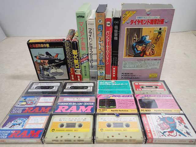 PC-8001/mkII/mkIISR テープ どきどきすいか割り/クレイジークライマー
