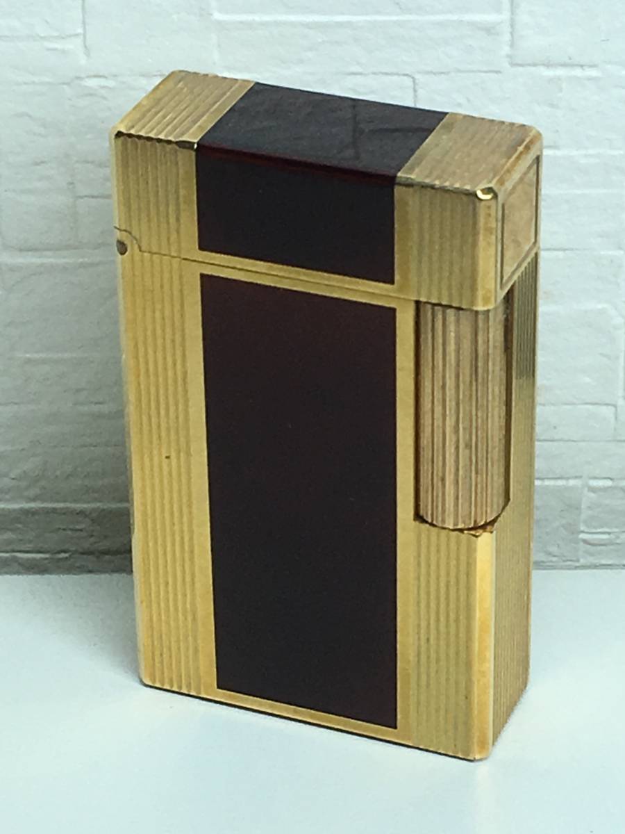  S.T.Dupont デュポン ライター 金色 茶色 ジャンク品(デュポン)｜売買されたオークション情報、yahooの商品情報をアーカイブ公開 - オークファン デュポン