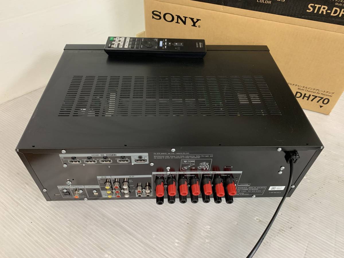 STR-DH770 SONY AVアンプ ソニー Sony ジャンクSONY 公式通販 音響