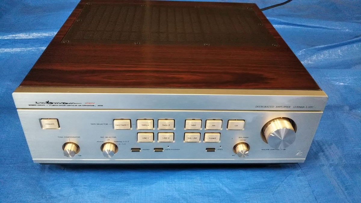 LUXMAN ラックスマン プリメインアンプ L-570 通電OK ジャンク扱 LUXMAN ラックスマン プリメインアンプ L-570 通電OK ジャンク扱