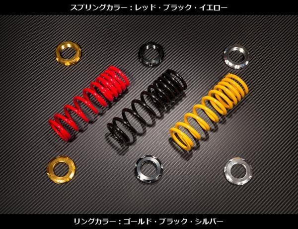【U-CP】 VMAX1200/V-MAX1200 リアサスペンション(BK/GD)