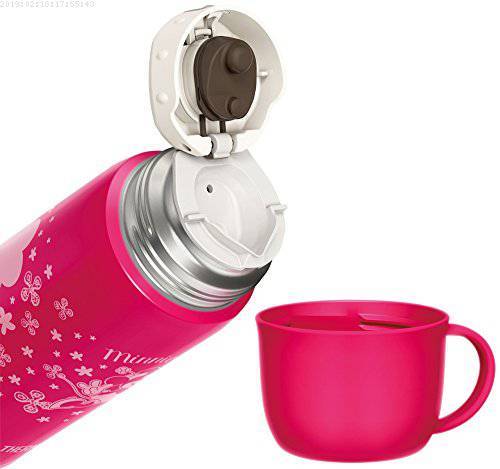 サーモス 真空断熱 2WAYボトル ディズニー ミニー 630ml/600ml ピンクフラワー_1