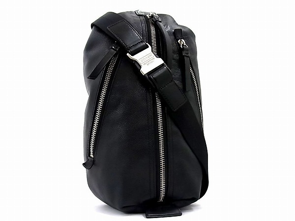 1円 □美品□ COACH コーチ 70360 トンプソン レザー 斜め掛け ボディ