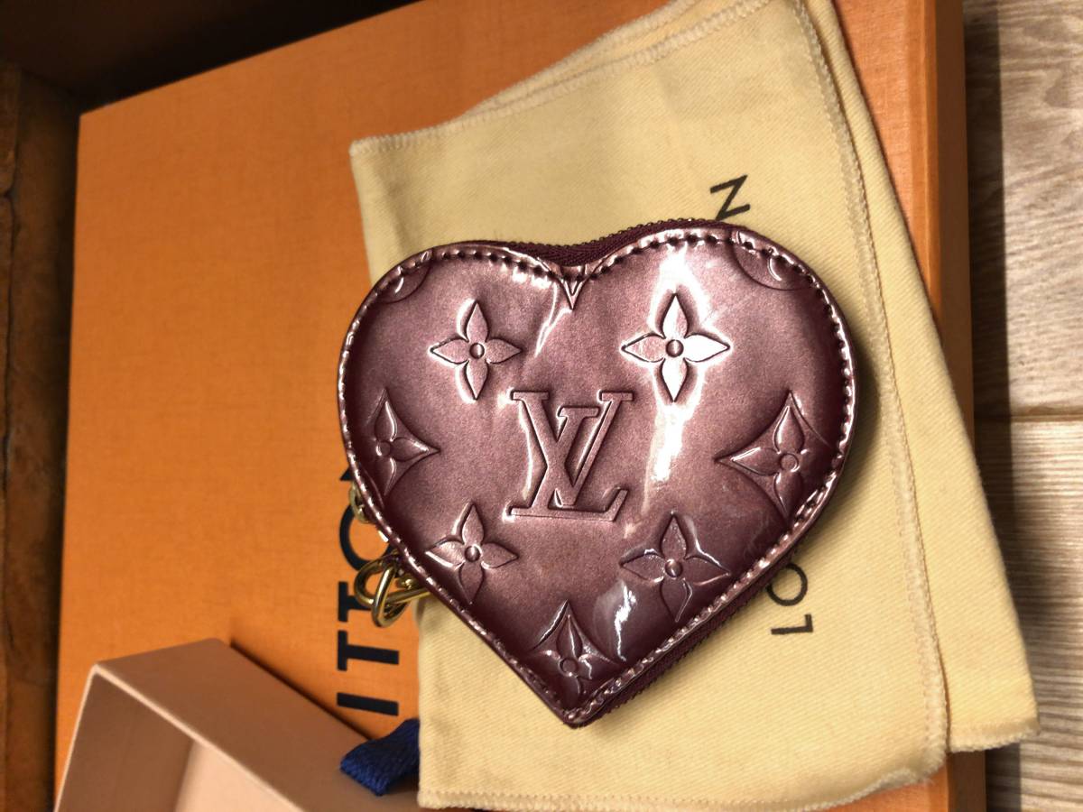 LOUIS VUITTON ハート コインケース ルイ ヴィトン ポルト シルバー 
