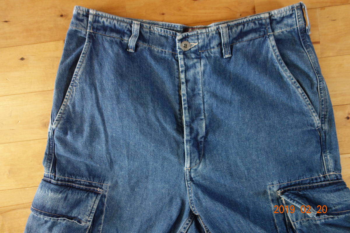 デニム - RRL カーゴの中古品 パンツ アメリカ製RRLデニムカーゴパンツ 