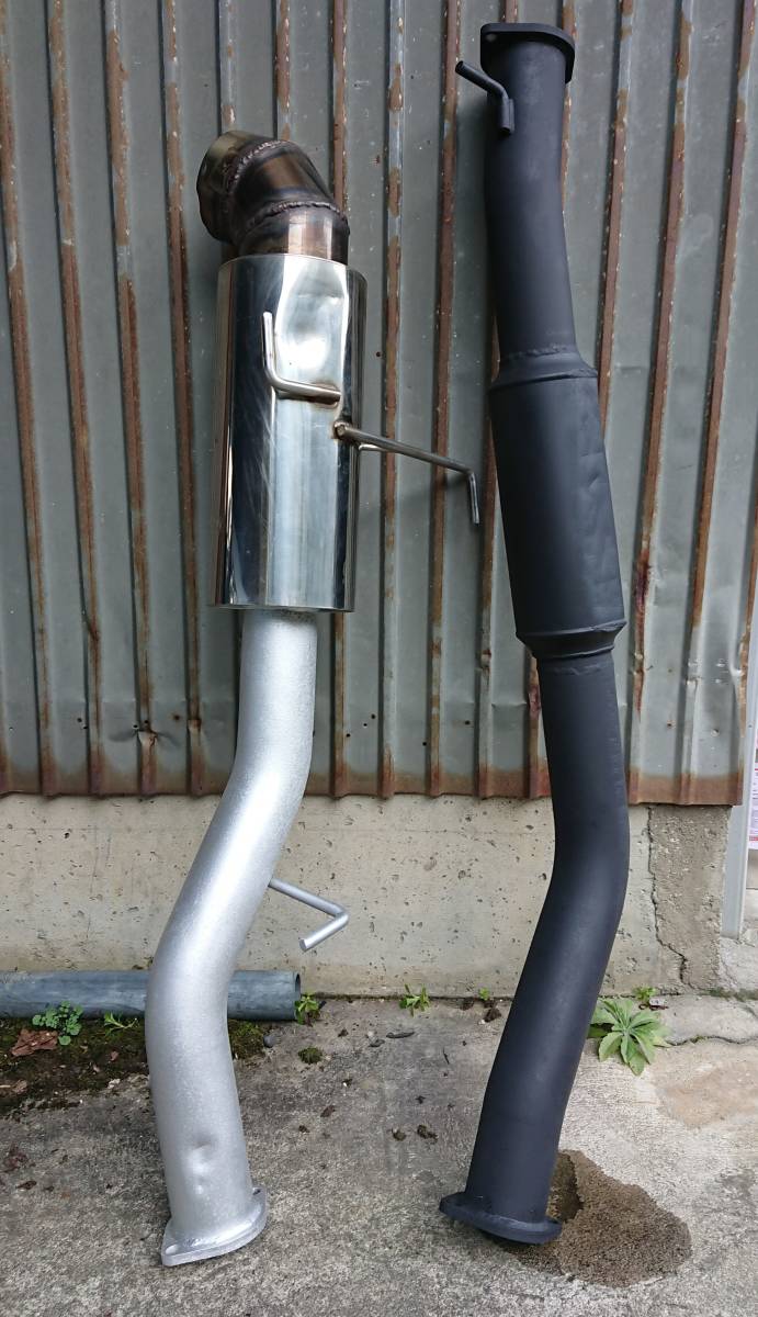 ニッサン シルビア ワークスナイン WORKS9 鼓膜破り マフラー ワンオフ 加工 S14にて使用