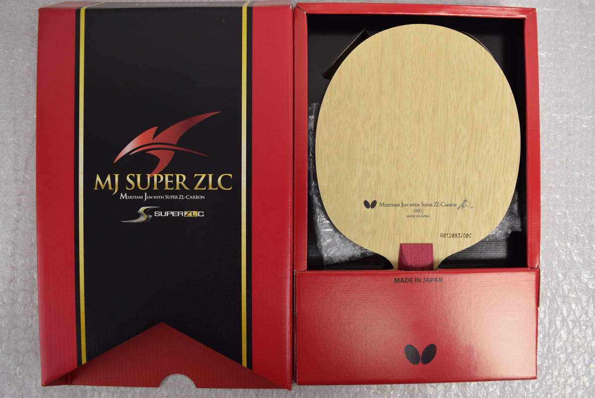 【本物保証，100%新品】 1479I/ バタフライ BUTTERFLY 水谷隼 SUPER ZLC AN カーボン 卓球 ラケット(シェークハンド)｜売買されたオークション情報、yahooの商品情報をアーカイブ公開 - オークファン シェークハンド