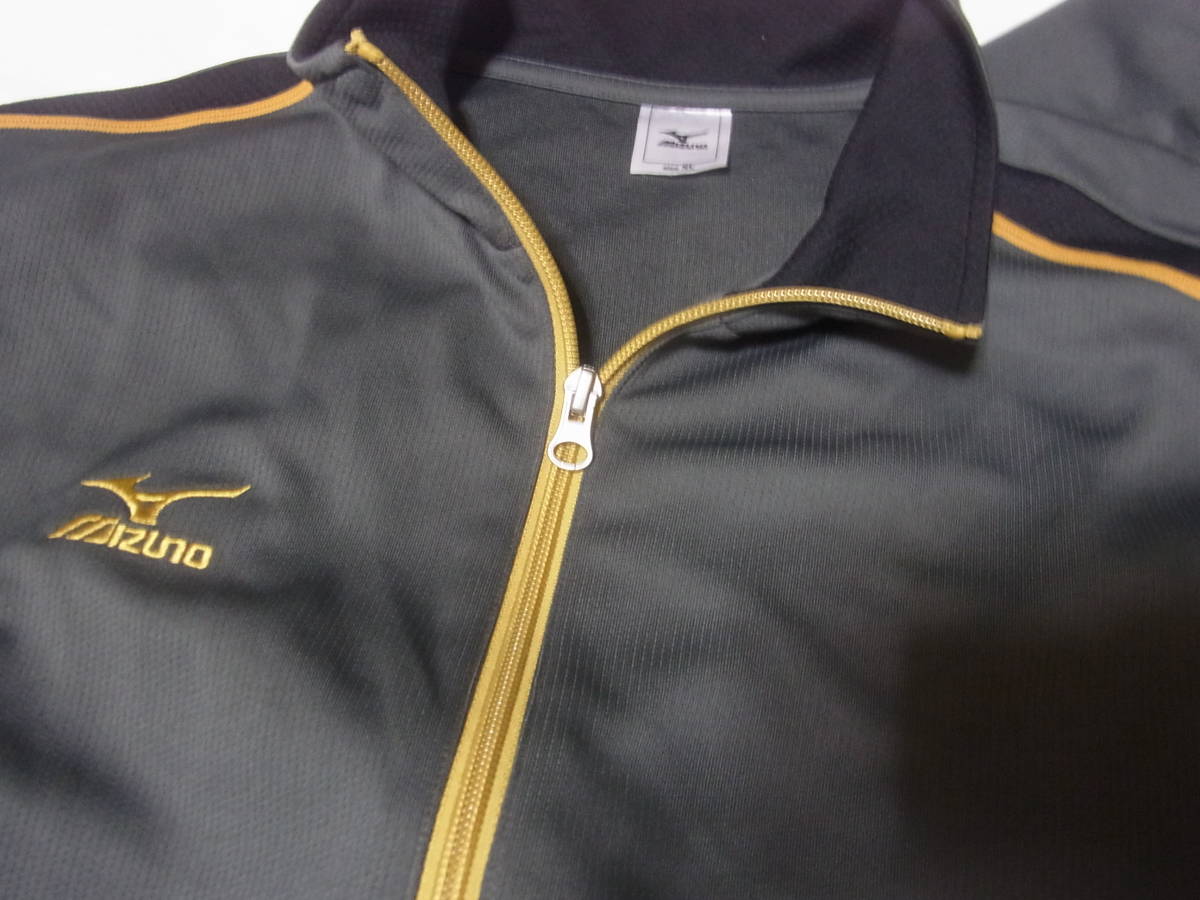 ミズノ セットアップ 上下 フード付き ・ MIZUNO（ジャージ ゴールド 