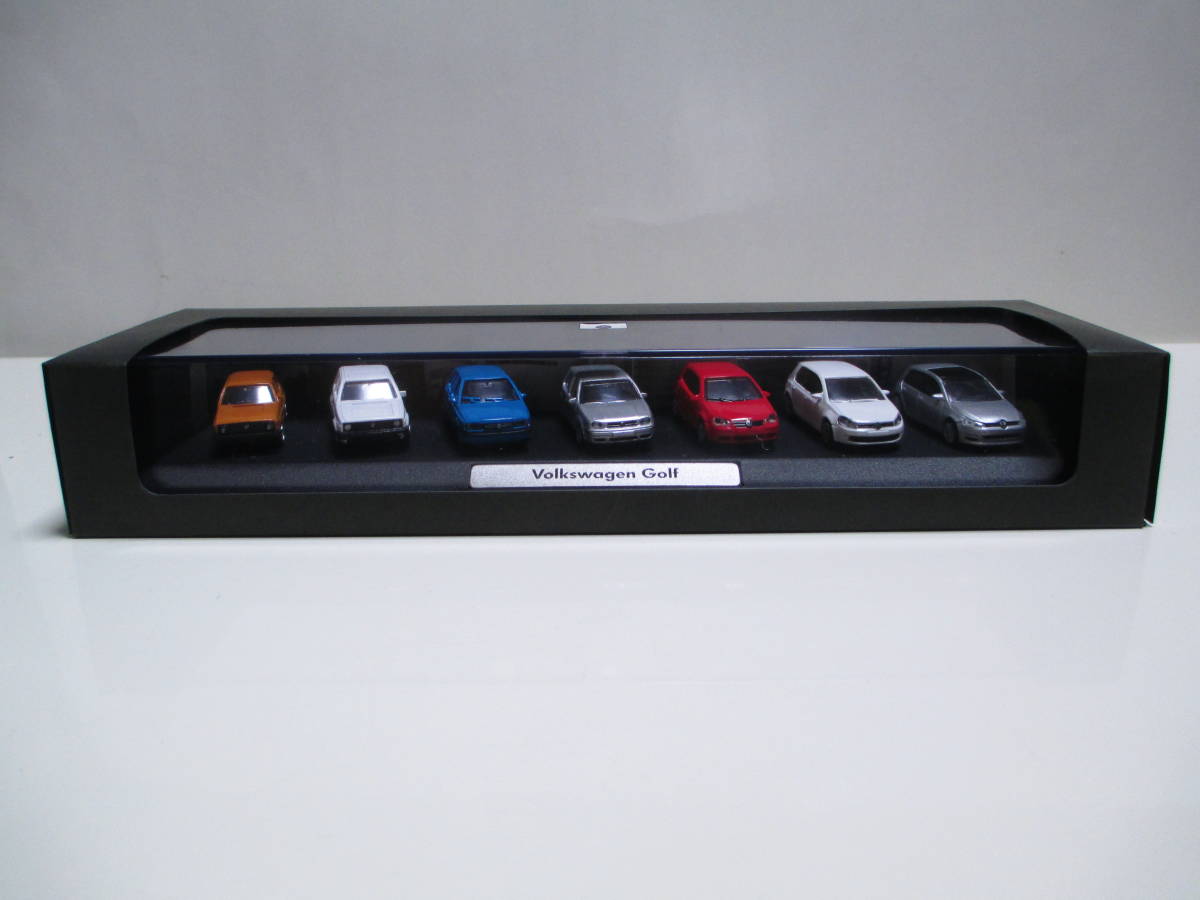 【極美品・未開封】VW 歴代ゴルフ ミニカーセット（非売品・希少） VW フォルクスワーゲン 歴代 ゴルフ ディーラー特注 非売品 ミニカー