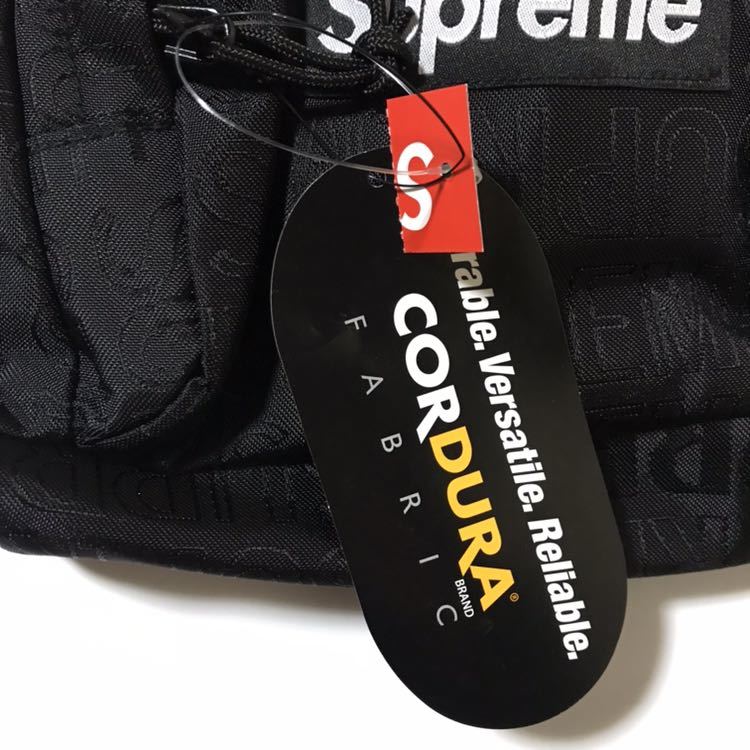 supreme 国内正規 Shoulder Bag ショルダーバッグ 黒 Black 19ss week1 