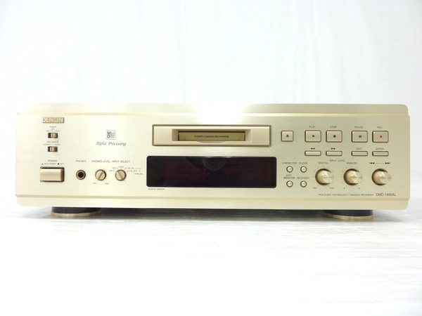 DMD-1600AL デノン MDデッキ DENON オーディオ機器 ジャンクDENON 通電