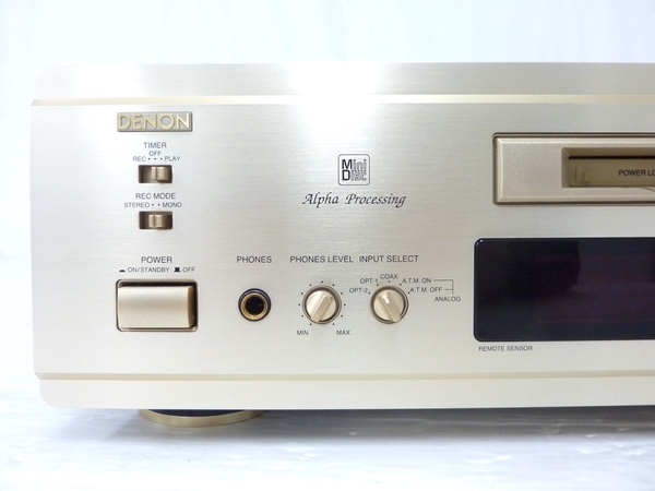 DMD-1600AL デノン MDデッキ DENON オーディオ機器 ジャンクDENON 通電