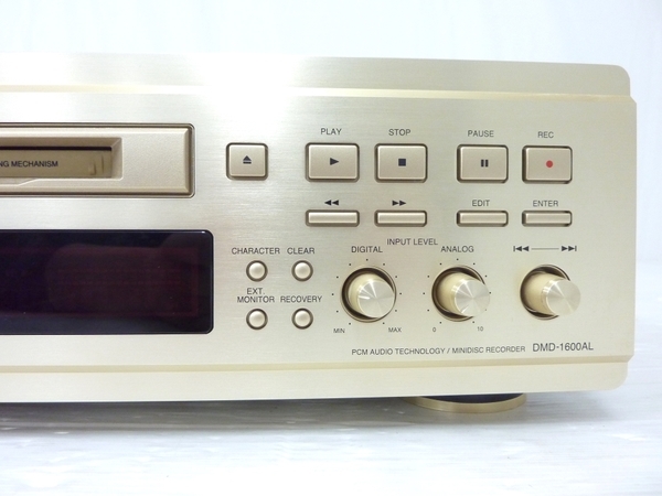 DMD-1600AL デノン MDデッキ DENON オーディオ機器 ジャンクDENON 通電