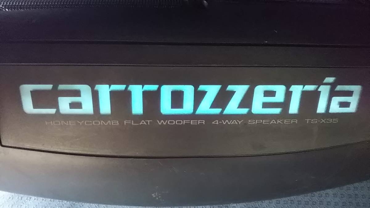 □PIONEER Carrozzeria TS-X35 スピーカー置型 旧車 当時物 動作品