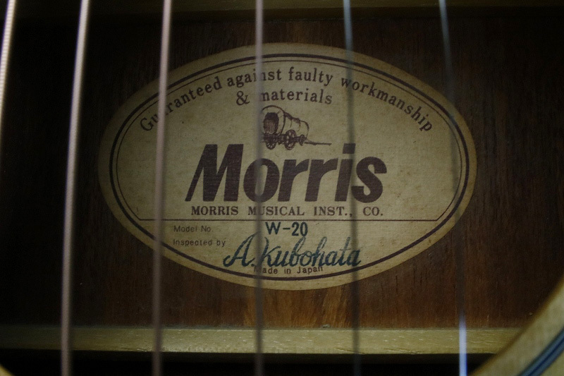 ○送料無料 国産良品 Morris モーリス アコースティックギター W ○送料無料 国産良品 Morris モーリス アコースティックギター W
