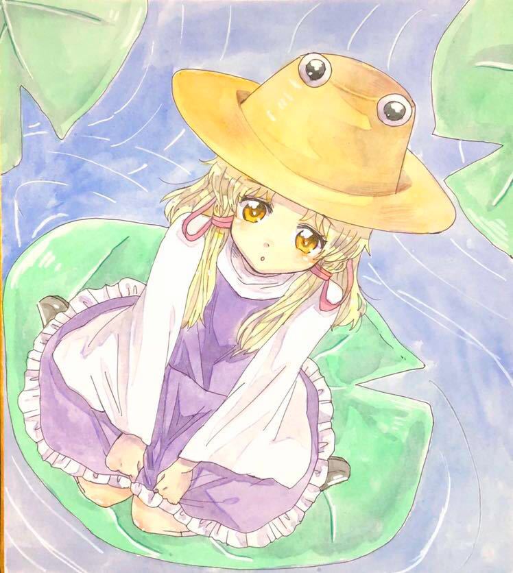 手描きイラスト 東方project 洩矢諏訪子 色紙 手描きイラスト 売買されたオークション情報 Yahooの商品情報をアーカイブ公開 オークファン Aucfan Com