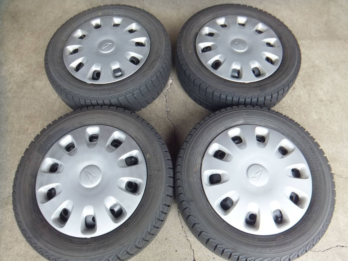 【得価，SALE】 バランス済 エッセ 250.260ミラ 純正スチールホイール 15年製 155/65R13 アイスガードiG30 1台分 9302 検 ダイハツ ESSE MIRA(スタッドレスタイヤ)｜売買されたオークション情報、yahooの商品情報をアー 4穴