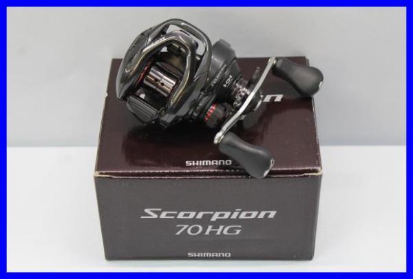 新作登場，定番 1スタ SHIMANO scorpion 70HG 03472 HAGANE 5RH931070 ベイトリール(シマノ)｜売買されたオークション情報、yahooの商品情報をアーカイブ公開 - オークファン シマノ