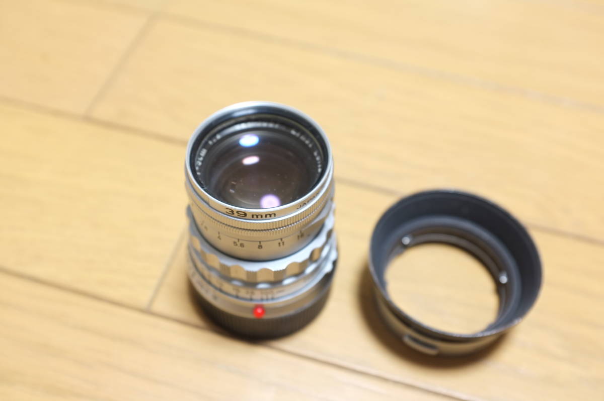 50mm F2 Summicron E. F2.0 Collapsible LTM 山崎光学研磨 Leitz 1st