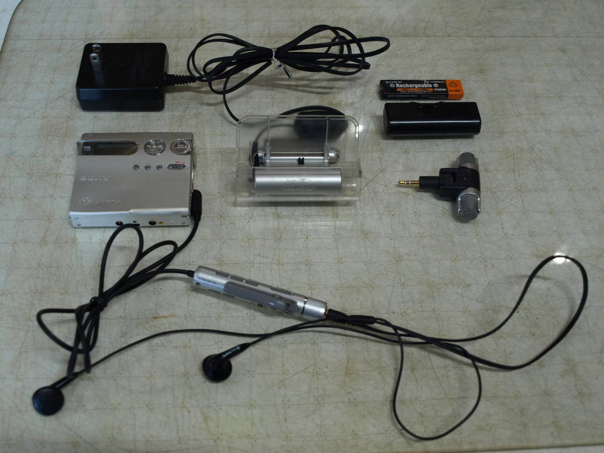 SONY MDウォークマン 『MZ-N910』 録音・再生OK！ マイク付 家電、AV