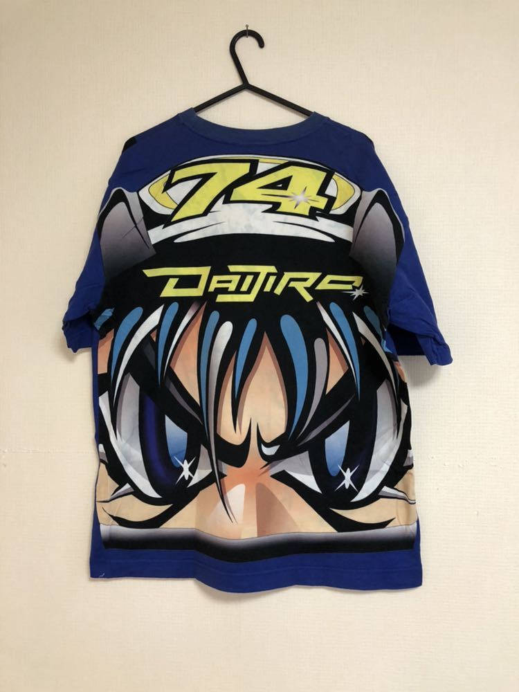 加藤大治郎Tシャツ 新品未使用 SHOEI 希少 大治郎 初期デザインTシャツ 当時物 74 SHOEI Moto GP 加藤大治郎