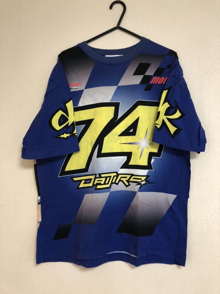 加藤大治郎Tシャツ 新品未使用 SHOEI 希少 大治郎 初期デザインTシャツ 当時物 74 SHOEI Moto GP 加藤大治郎