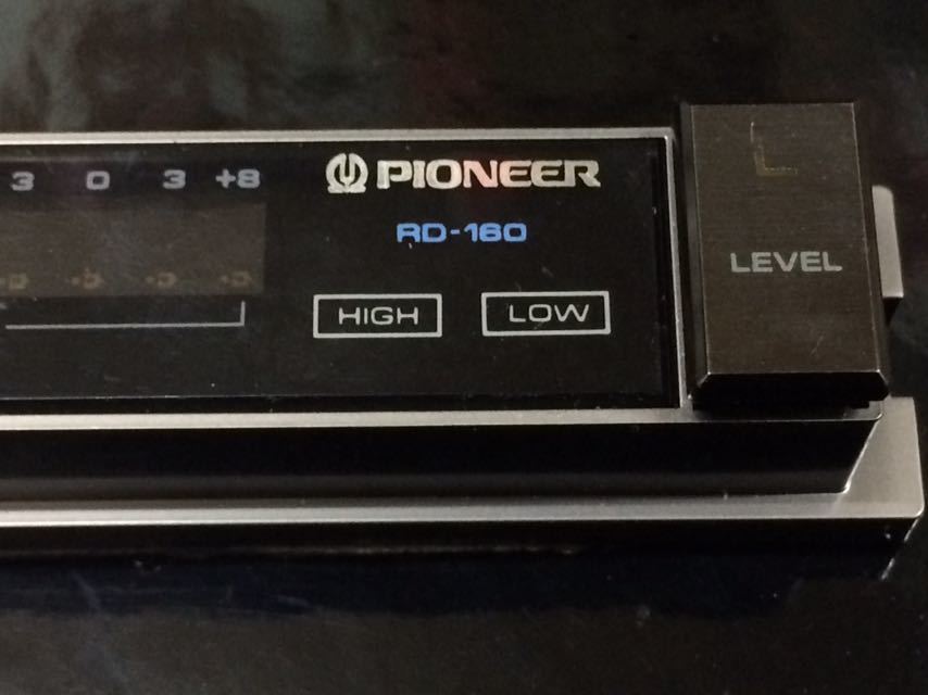 当時物 PIONEER パイオニア レベルインジケーター RD-160 ロンサム
