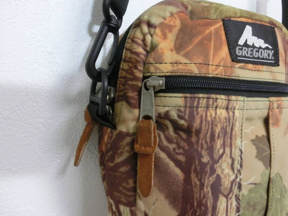 Gregory made in USA クイックポケット Lサイズ リアルツリーカモ 中古 