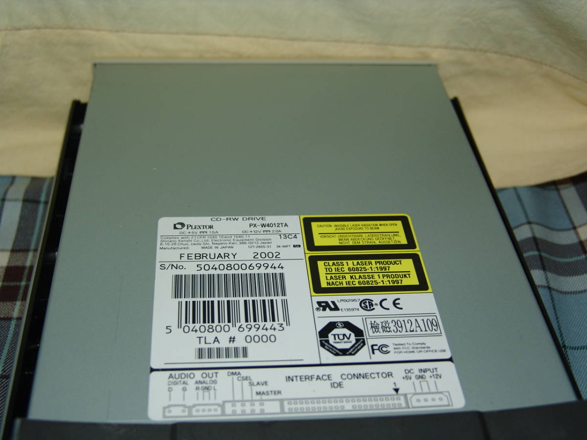 PLEXTOR PX-W4012TA CDドライブ 内蔵CD-R/RWドライブ 【公式通販】