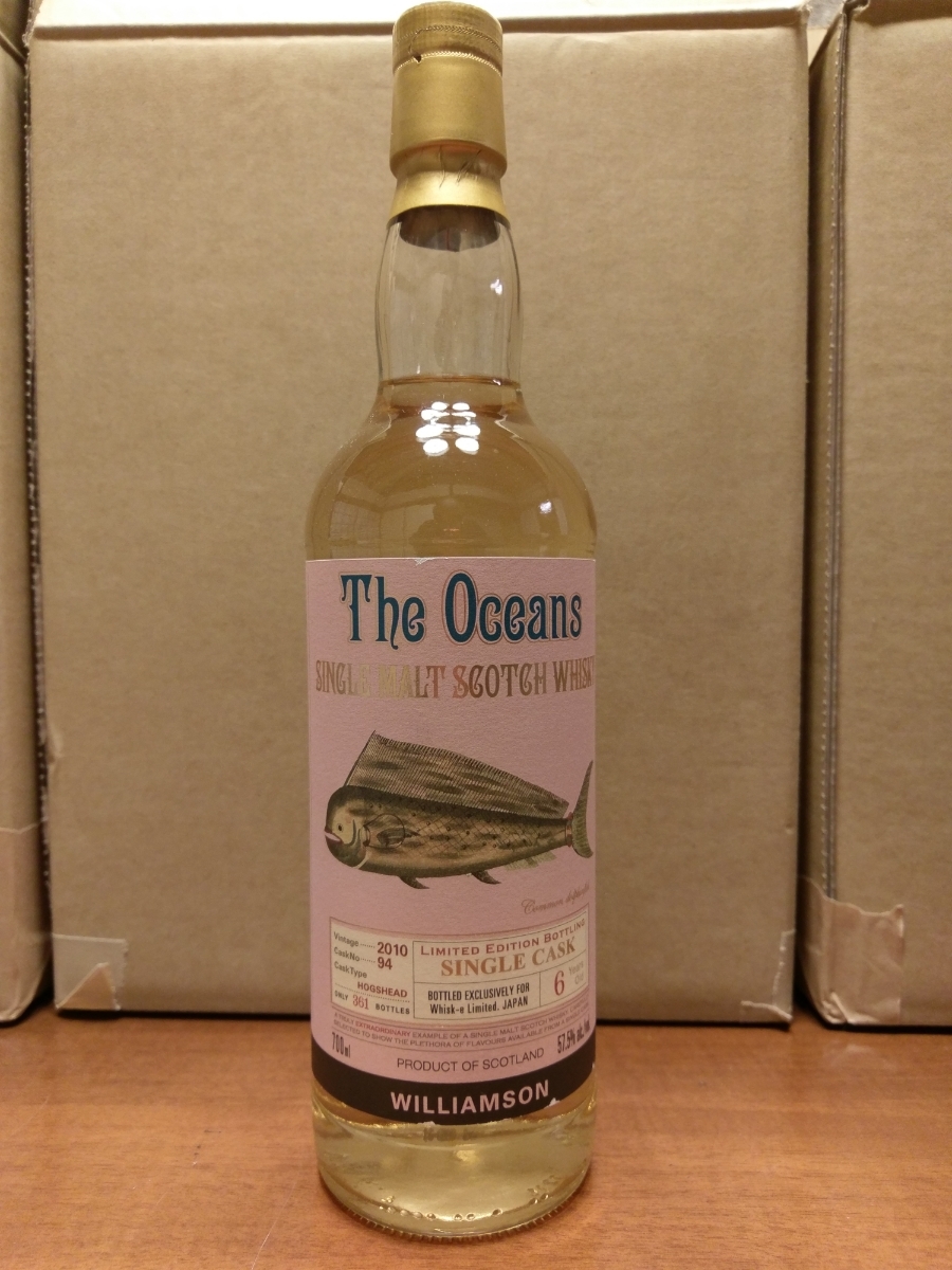 オーシャンズ　ウィリアムソン（ラフロイグ）　2010 The Oceans（ザ オーシャンズ）ラフロイグ ウィリアムソン 6年 2010