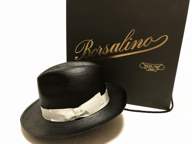 新品◇ボルサリーノ パナマハット 57◇本物/Borsalino/イタリア製