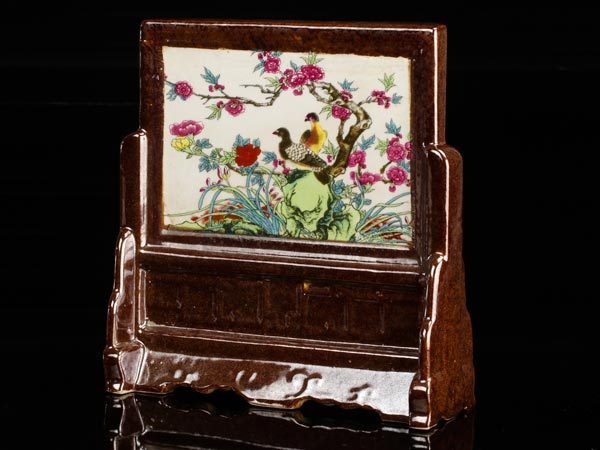 人気，人気セール 流 中国美術 色絵硯屏 CG977(色絵磁器)｜売買されたオークション情報、yahooの商品情報をアーカイブ公開 - オークファン 骨董陶磁器一般