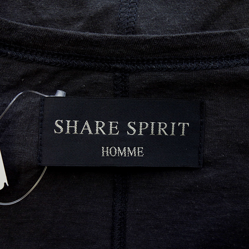 シェアスピリット/SHARE SPIRIT HOMME デビットスカル Vネック Tシャツ