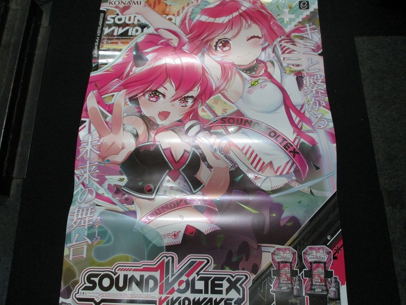 KONAMI SOUND VOLTEX VIVID WAVE B1ポスター SOUND VOLTEX VIVID WAVE ポスター サウンドボルテックス サンボル