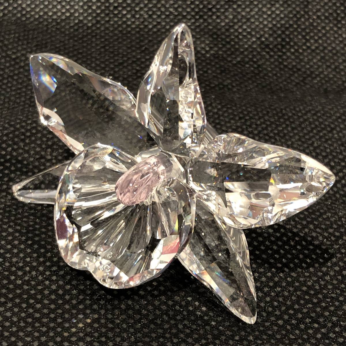 インテリア小物 スワロフスキー SWAROVSKI クリスタル 花 フラワー 置物