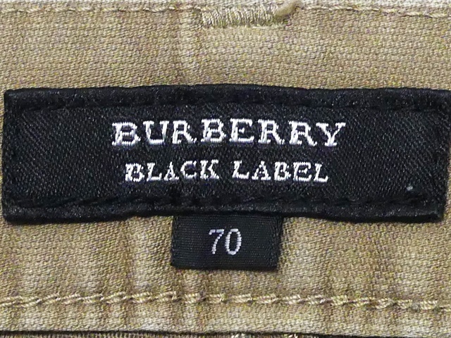 即決★BURBERRY BLACK LABEL★W30位 コットンパンツ 廃版 バーバリーブラックレーベル メンズ 70 茶 ブラウン 三陽商会正規 ナイト刺繍 BLACK BURBERRY 廃盤 LABE★W30位 即決★BURBERRY ノバチェック