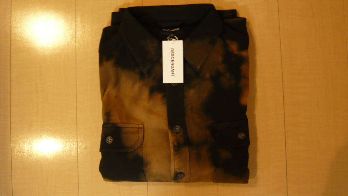 新品 DESCENDANT VANNING BLEACH LS SHIRT 18AW 【公式通販】