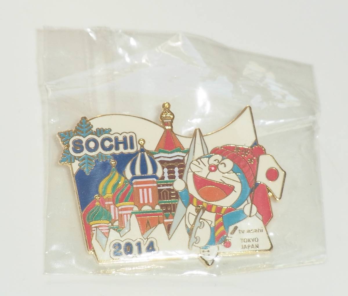 ※値下げ済【貴重】ドラえもん　ソチ五輪　ピンバッジ　オリンピック 貴重】ドラえもん ソチ五輪 ピンバッジ オリンピック ※値下げ済貴重
