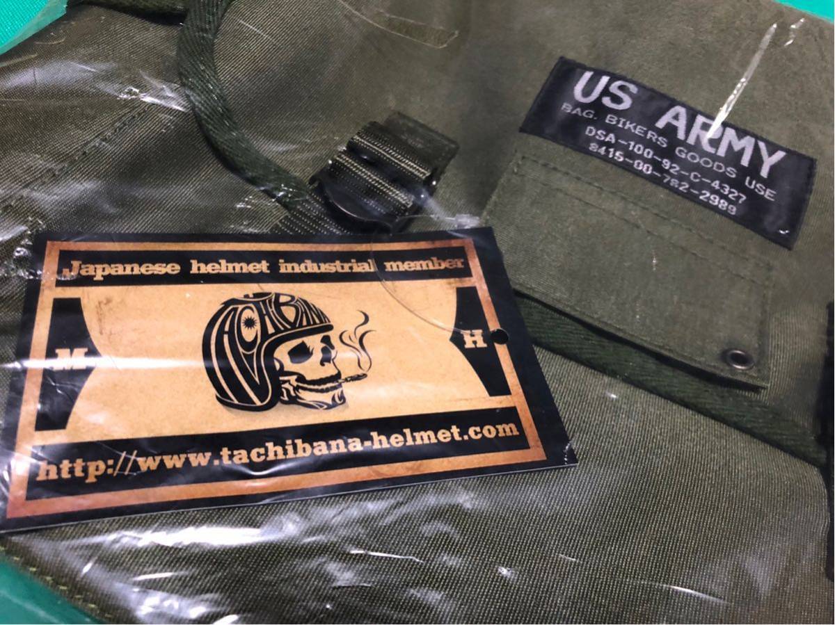 ◆当時品◆立花（タチバナ）製　US ARMY ショルダーバック　レア　希少 立花 US ARMY Z1 CB Z2 タチバナ USアーミーバック 旧車 公式通販