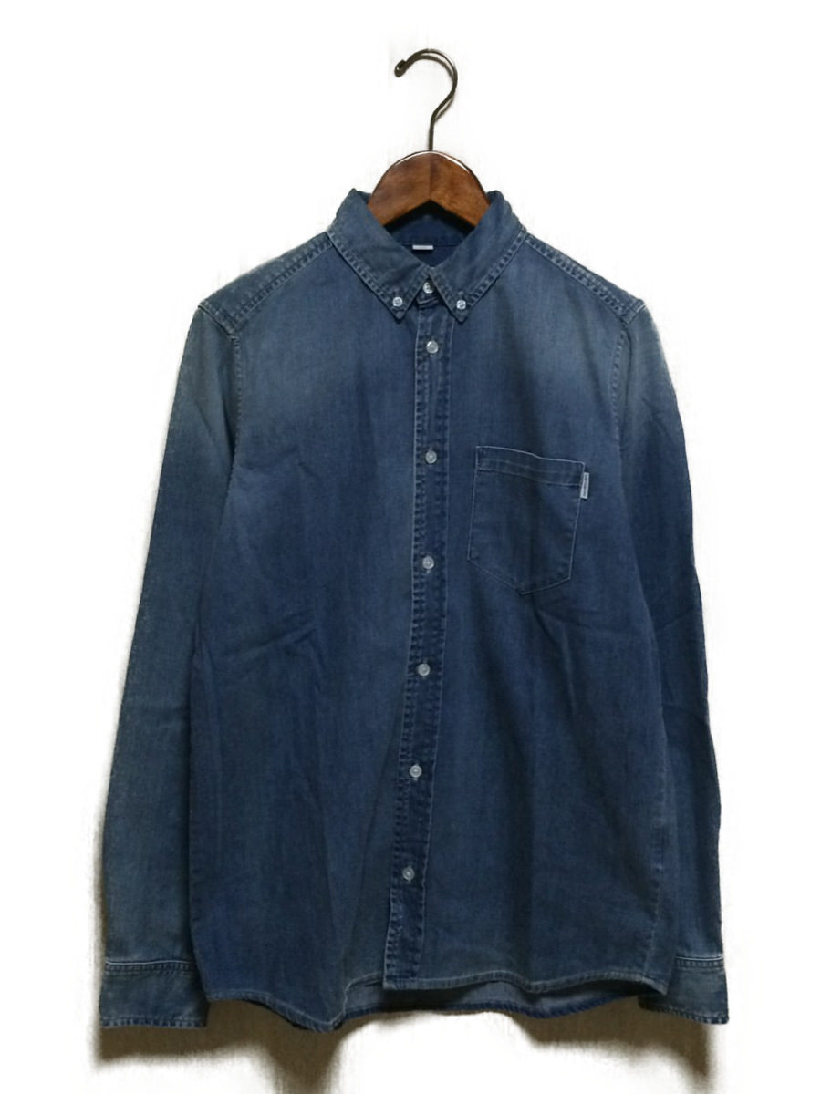 Carhartt◆WIP/l/s civil shirt/長袖シャツ/M/デニム/IDG