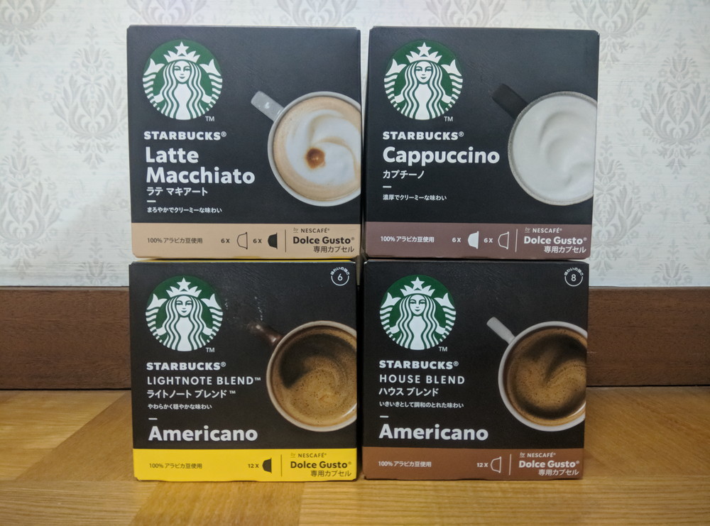 低価，最新作 ネスカフェ ドルチェグスト スターバックス カプセル4種セット(セット、詰め合わせ)｜売買されたオークション情報、yahooの商品情報をアーカイブ公開 - オークファン セット、詰め合わせ