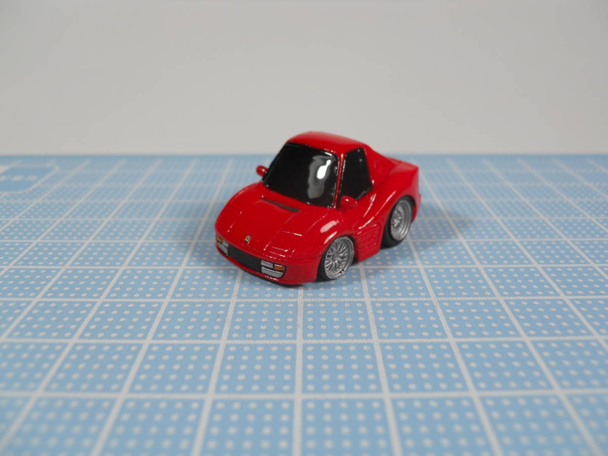 躍動地車 チョロQ フェラーリ テスタロッサ ☆チョロQ A-70 カスタム レッド BBS ワイド