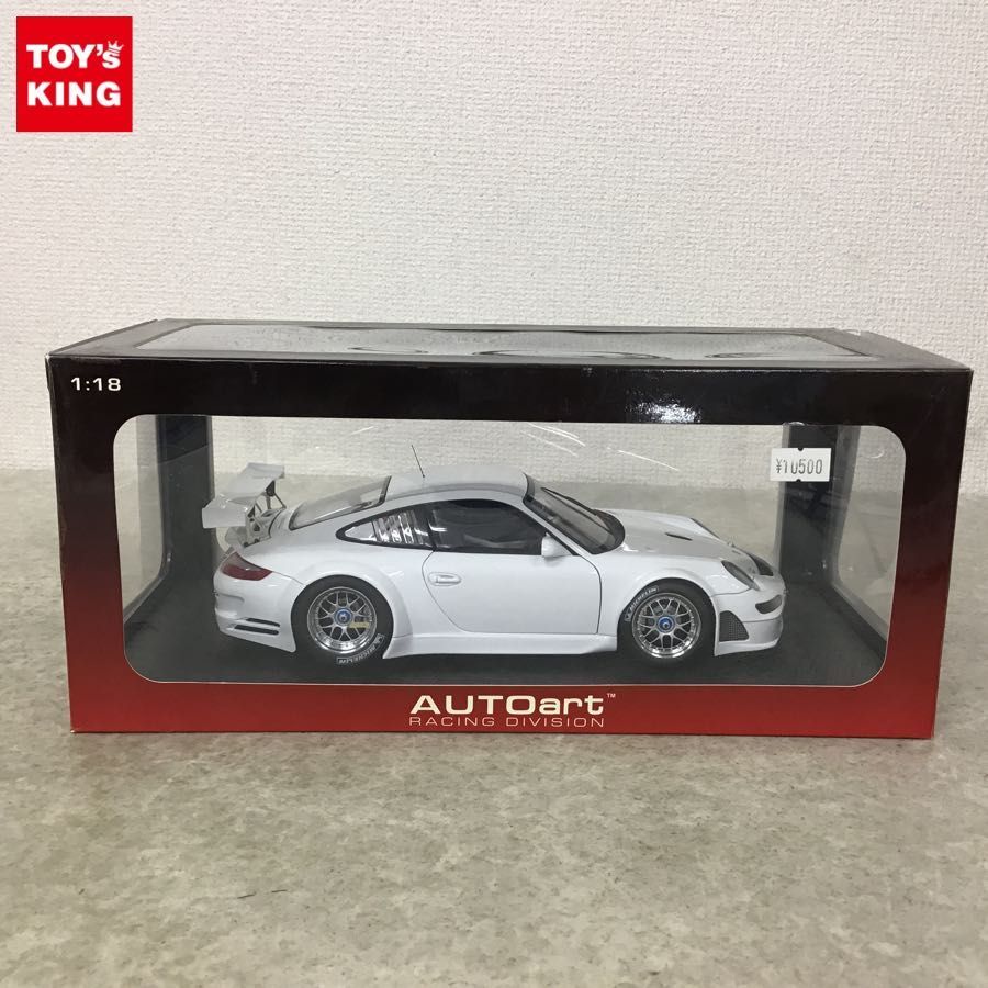 破損 オートアート 1/18 ポルシェ 911 997 GT3 RSR Plain Body